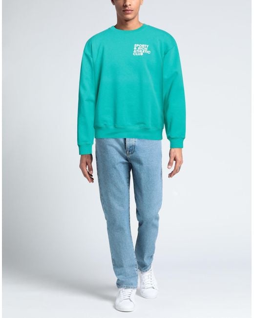 Sporty & Rich Blue Sweatshirt for men