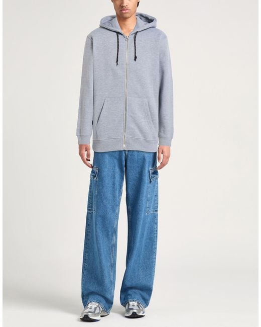 Shoe Blue Sweatshirt Cotton, Polyester for men