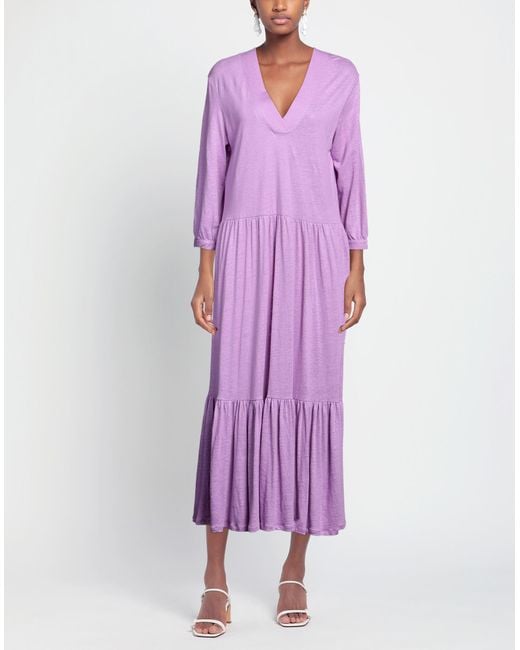Purotatto Purple Maxi Dress