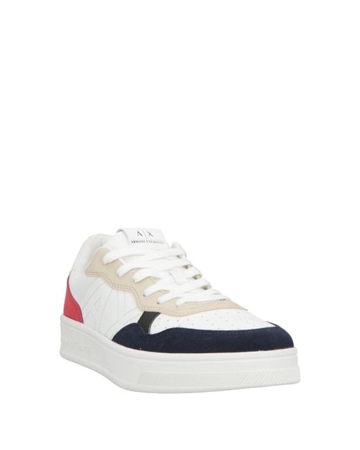 ARMANI EXCHANGE White Sneakers for men