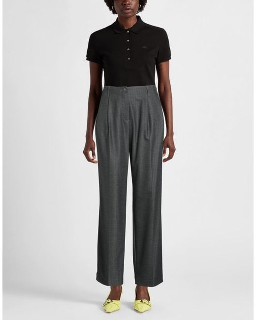 Momoní Gray Pants Polyester, Viscose, Elastane