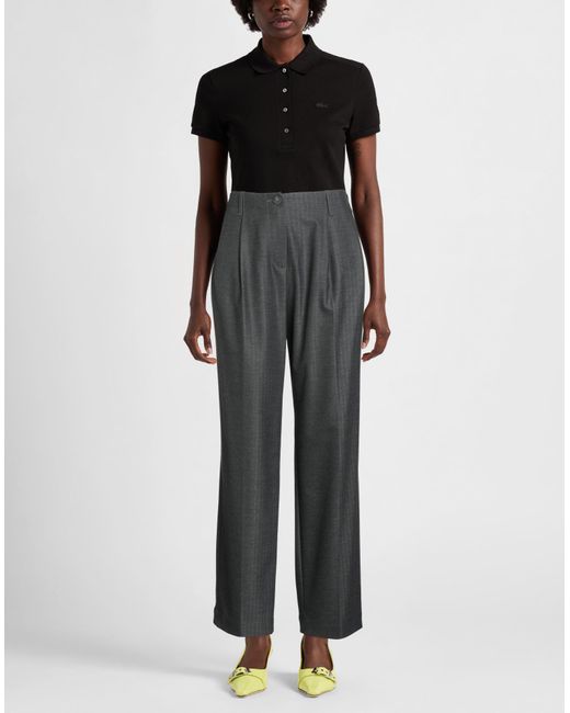 Momoní Gray Pants Polyester, Viscose, Elastane