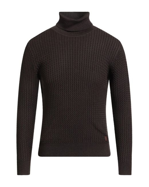 Gianni Lupo Black Turtleneck for men
