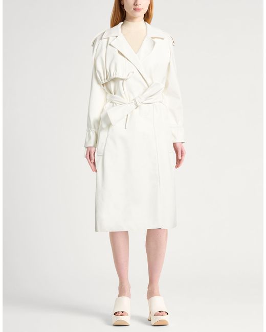 THEMOIRÈ White Overcoat & Trench Coat