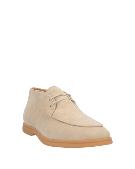 Eleventy Natural Ankle Boots for men