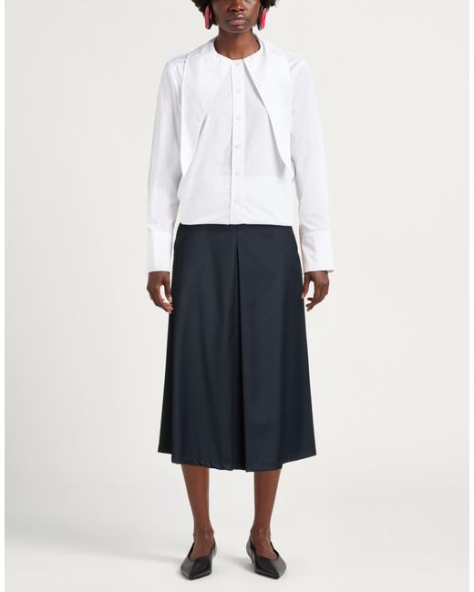 Dixie Blue Midnight Midi Skirt Polyester, Viscose, Elastane