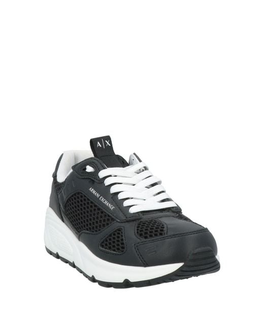 ARMANI EXCHANGE Black Trainers for men