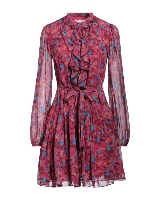 Saloni Red Mini Dress