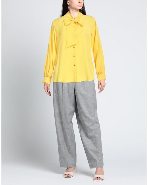 Gaelle Paris Yellow Shirt