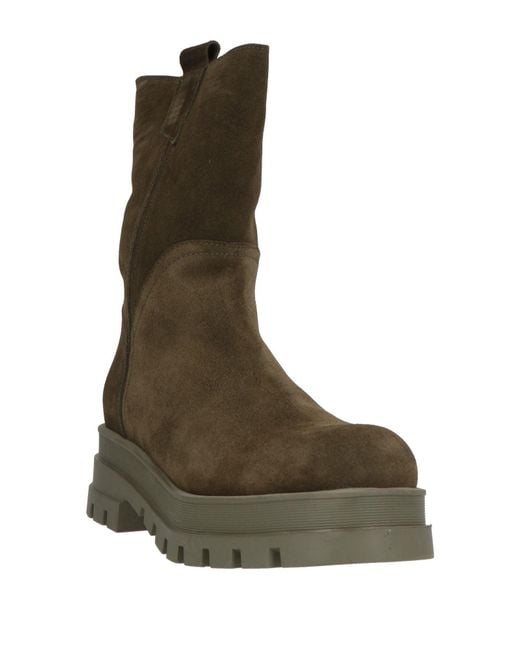 Inuovo Green Ankle Boots