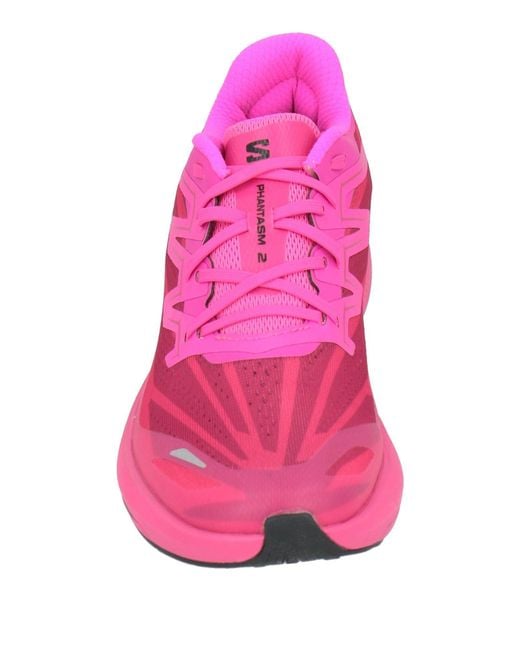 Salomon Pink Phantasm 2 Fuchsia Sneakers Textile Fibers