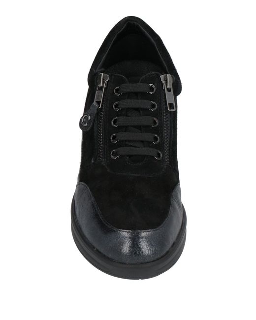 Cinzia Soft Black Sneakers Leather