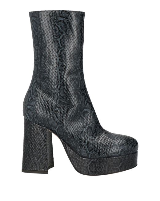 Alberta Ferretti Gray Ankle Boots