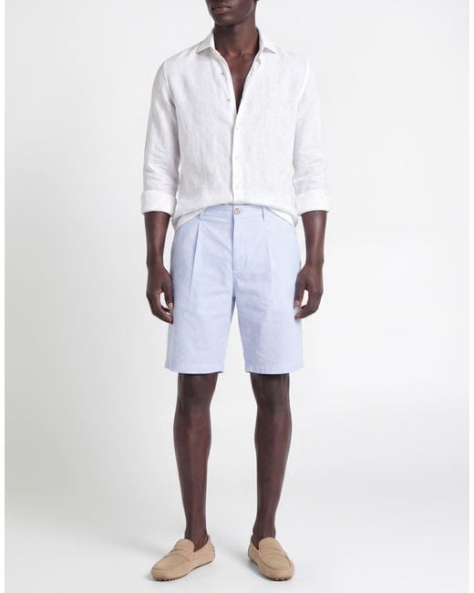 Paul & Shark Blue Riviera Light Shorts & Bermuda Shorts Cotton for men