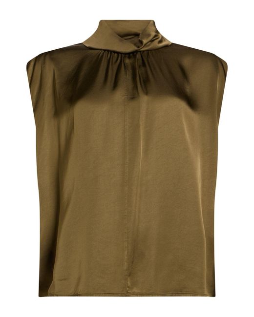 Manila Grace Green Top Viscose