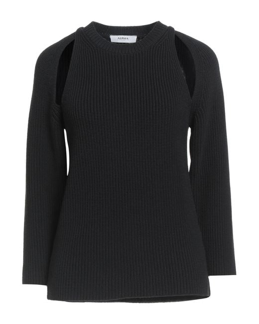 Pullover Alpha Studio en coloris Black