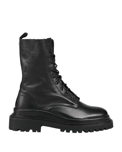 Isabel Marant Black Ankle Boots Calfskin