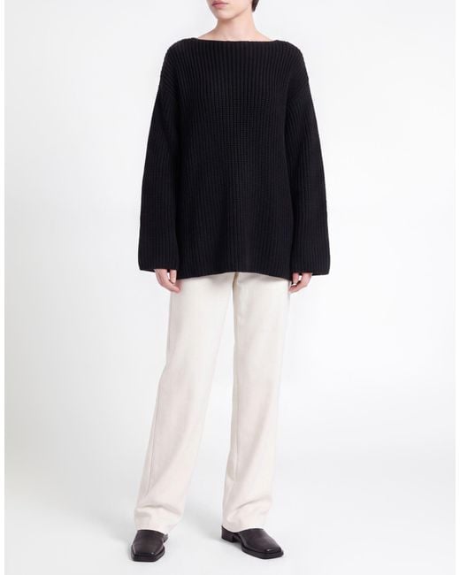 Ferragamo Black Sweater Cotton