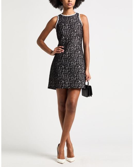 MICHAEL Michael Kors Black Mini Dress Polyester
