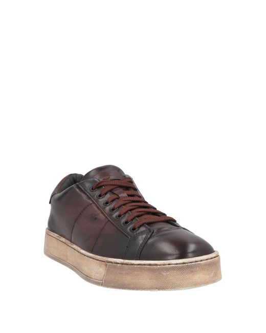 Santoni Brown Trainers for men