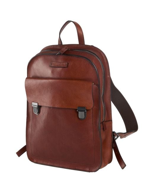 The Bridge Brown Backpack Cowhide for men
