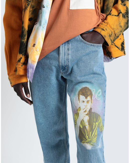 Martine Rose Blue Jeans Cotton for men