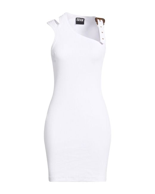 Versace Jeans Couture White Mini Dress