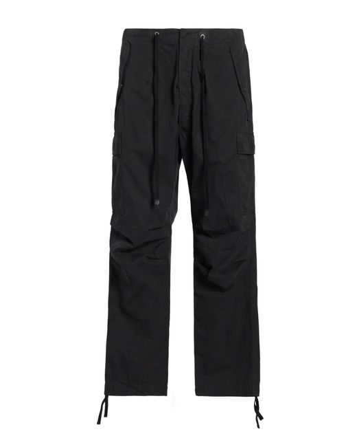Tom Ford Black Pants Cotton, Calfskin for men