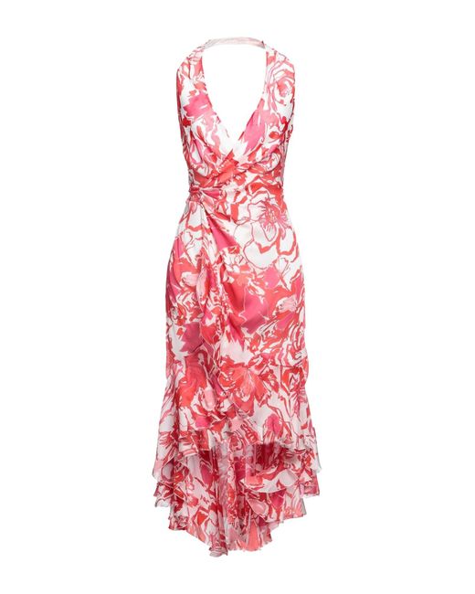 Roberto Cavalli Pink Midi Dress
