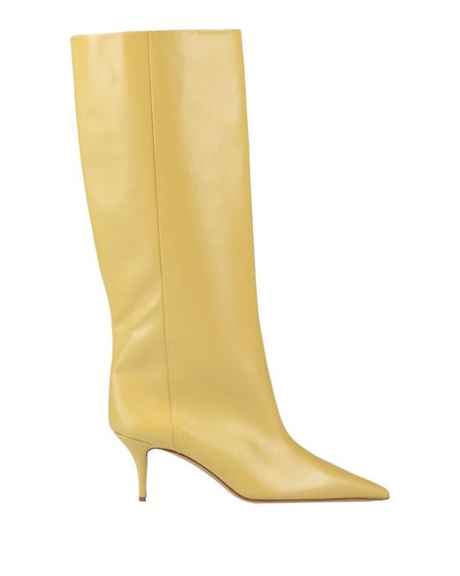 Fabiana Filippi Yellow Boot Leather