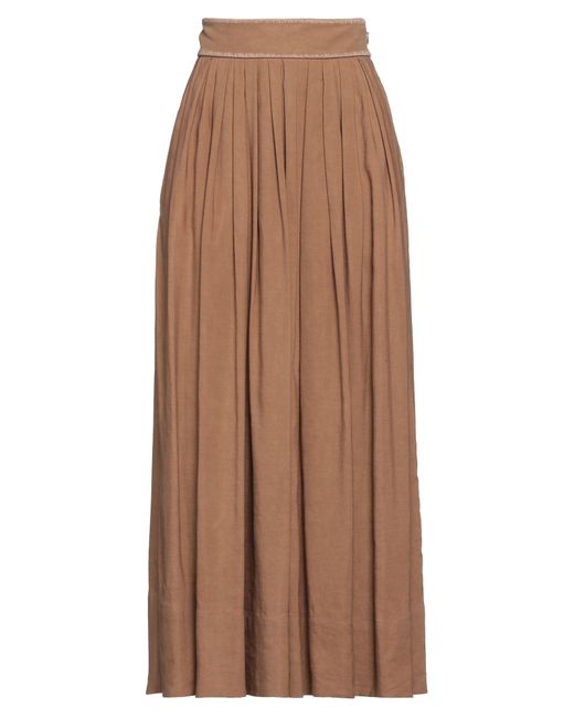 Chloé Brown Maxi Skirt