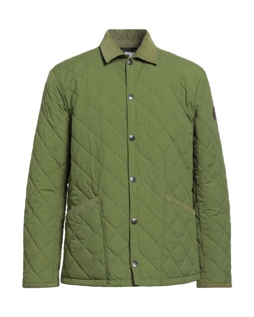 Husky Green Puffers for men