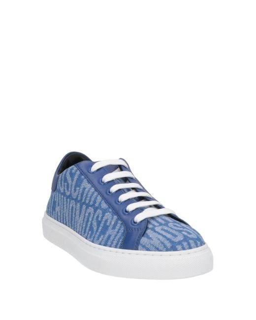 Moschino Blue Sneakers