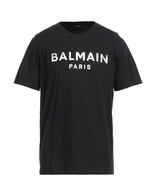 Balmain Black T-Shirt for men
