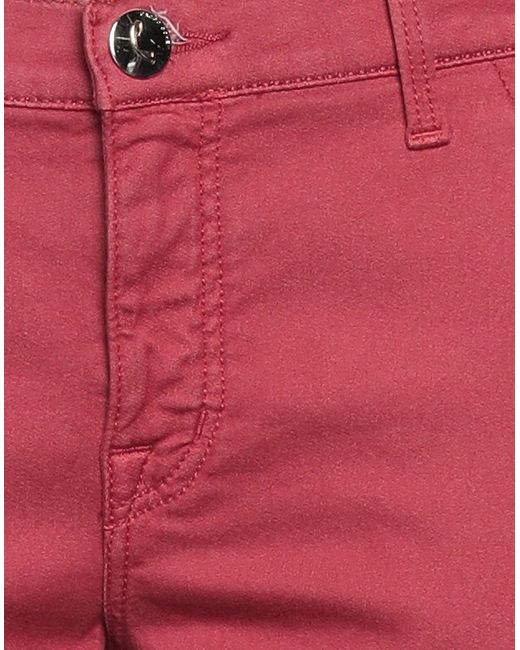 Jacob Coh?n Red Pants Cotton, Polyester, Elastane