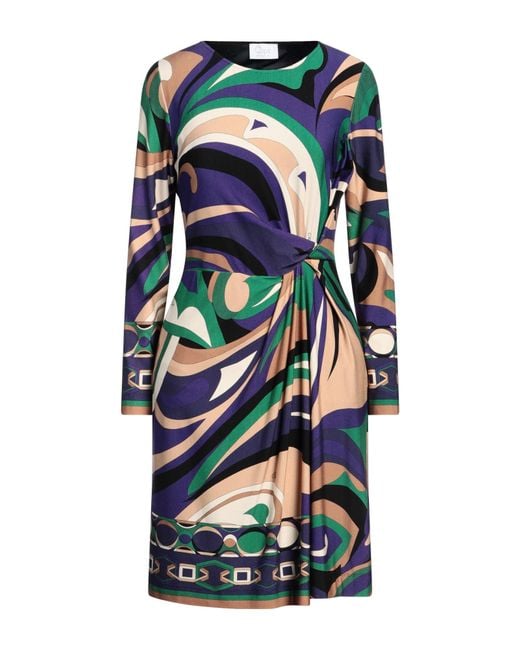 Clips More Blue Midi Dress