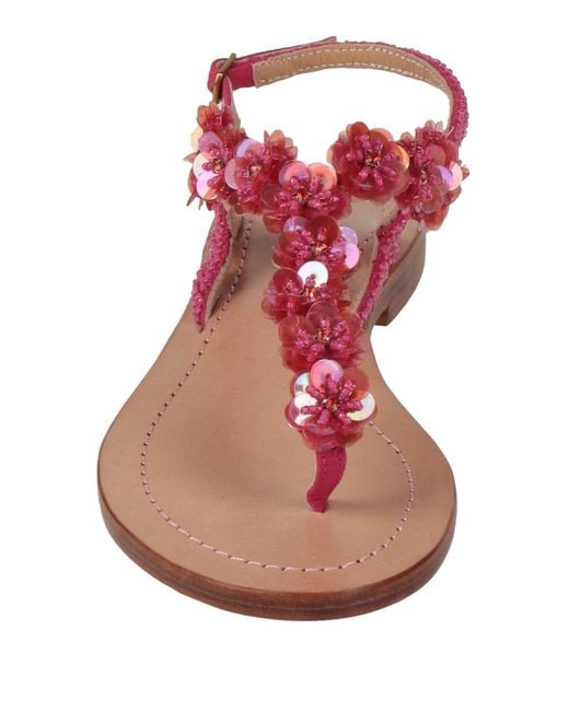 Maliparmi Brown Thong Sandal