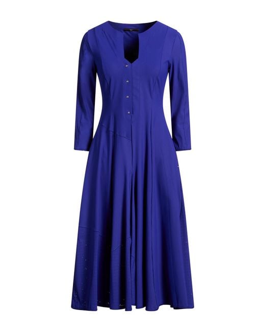 High Blue Midi Dress