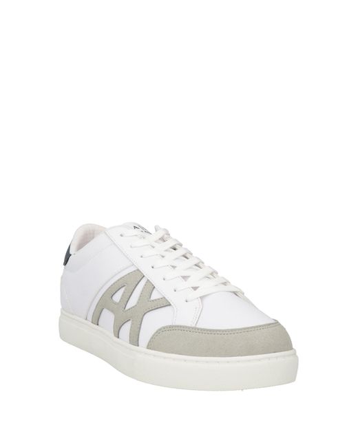 ARMANI EXCHANGE White Trainers for men