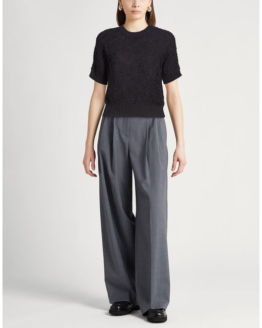 Peserico Black Midnight Sweater Cotton, Viscose