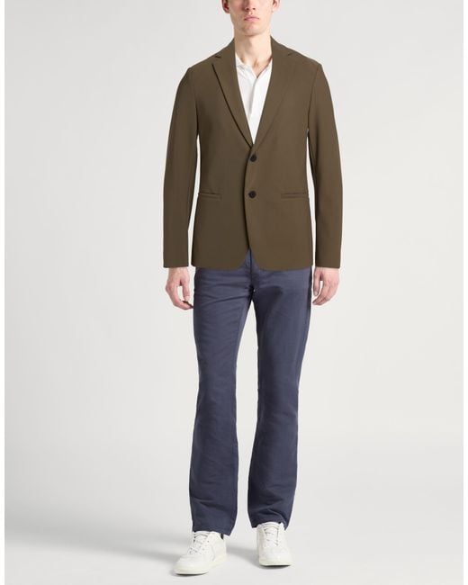Theory Green Blazer for men