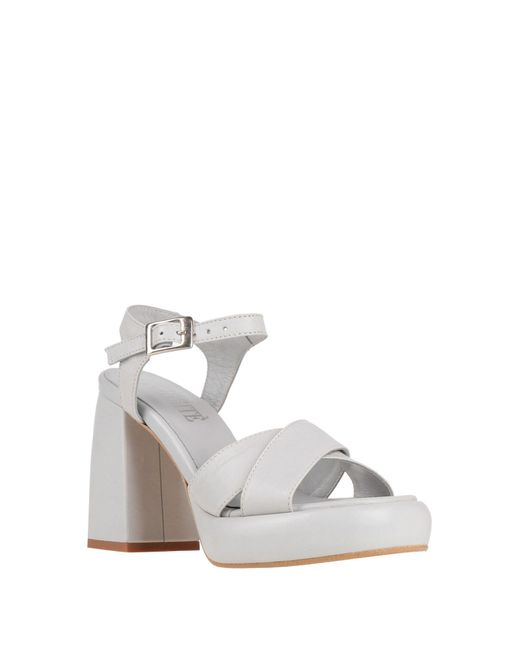 CURIOSITÉ White Sandals Leather