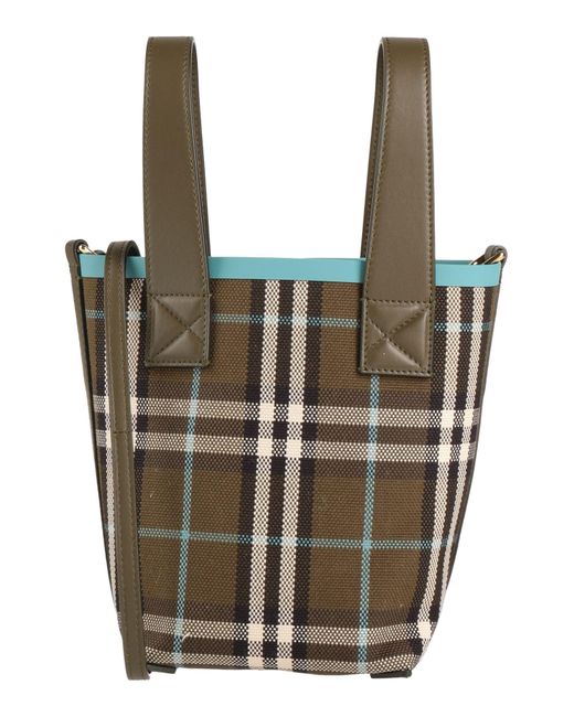 Burberry Green Handbag Leather