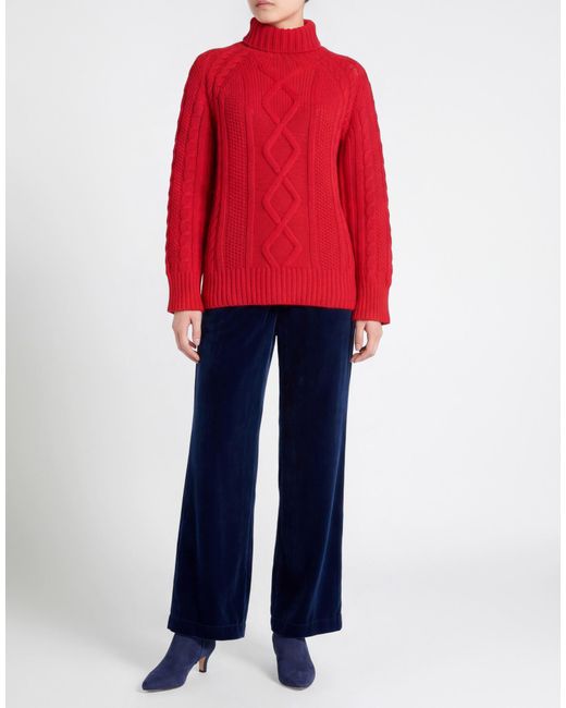 Forte_forte Red Turtleneck Wool