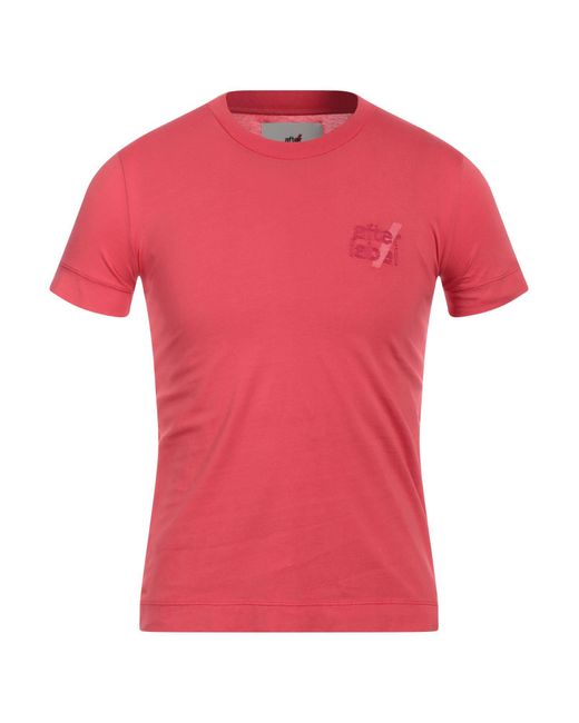 AFTER LABEL Pink T-shirt for men