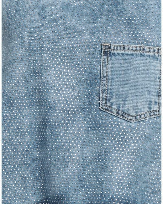 8pm Blue Top Cotton