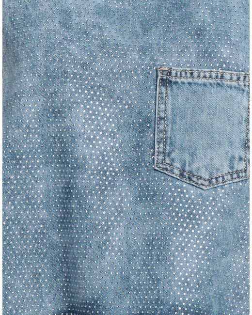 8pm Blue Top Cotton