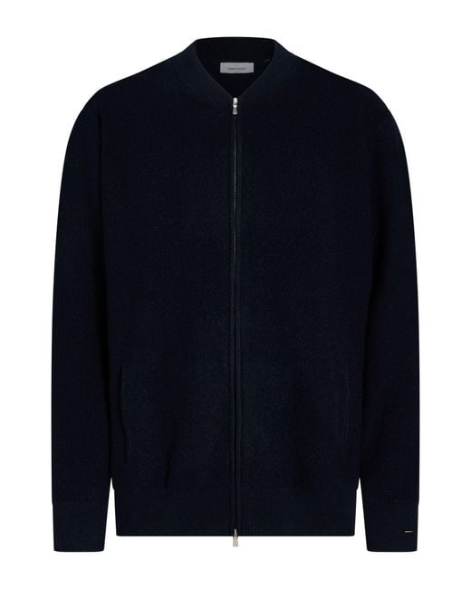 Gran Sasso Blue Cardigan Virgin Wool, Cashmere, Viscose for men