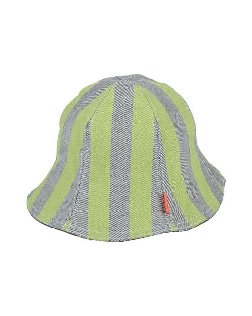 Sunnei Blue Hat Cotton