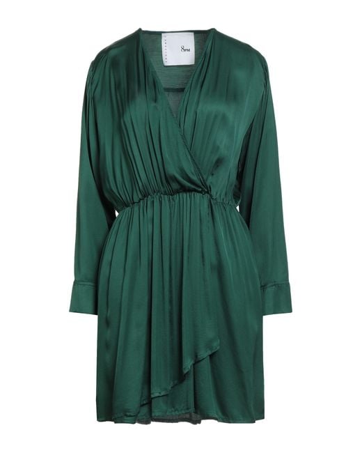 8pm Green Mini Dresses